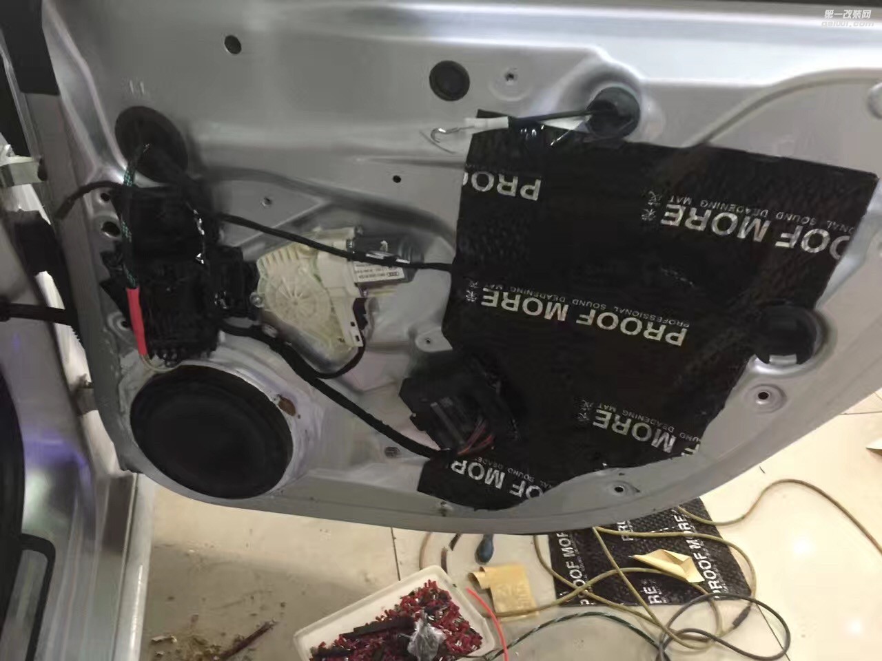 奧迪A4改意大利ATI精巧三分頻套裝南通市啟東市專業(yè)汽車音響改裝