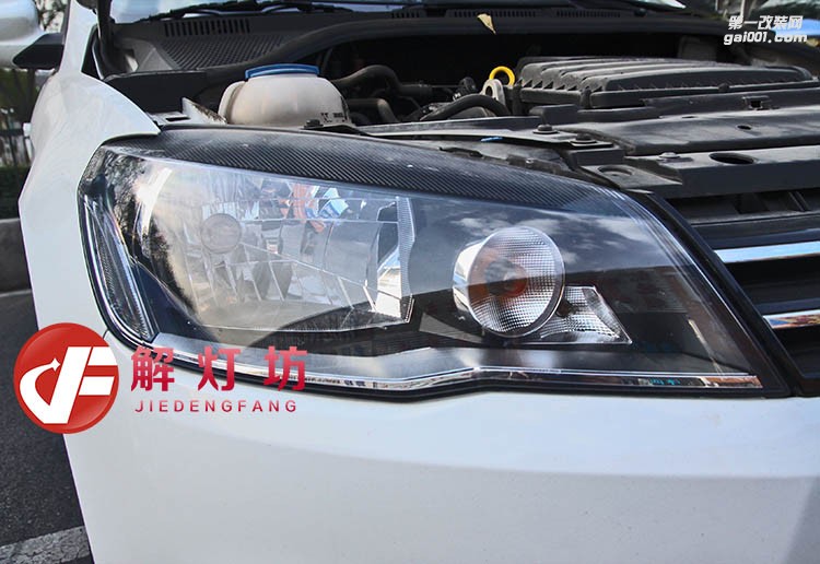 北京解燈坊大眾捷達改燈店捷達改海拉5雙光透鏡阿帕7套裝案例