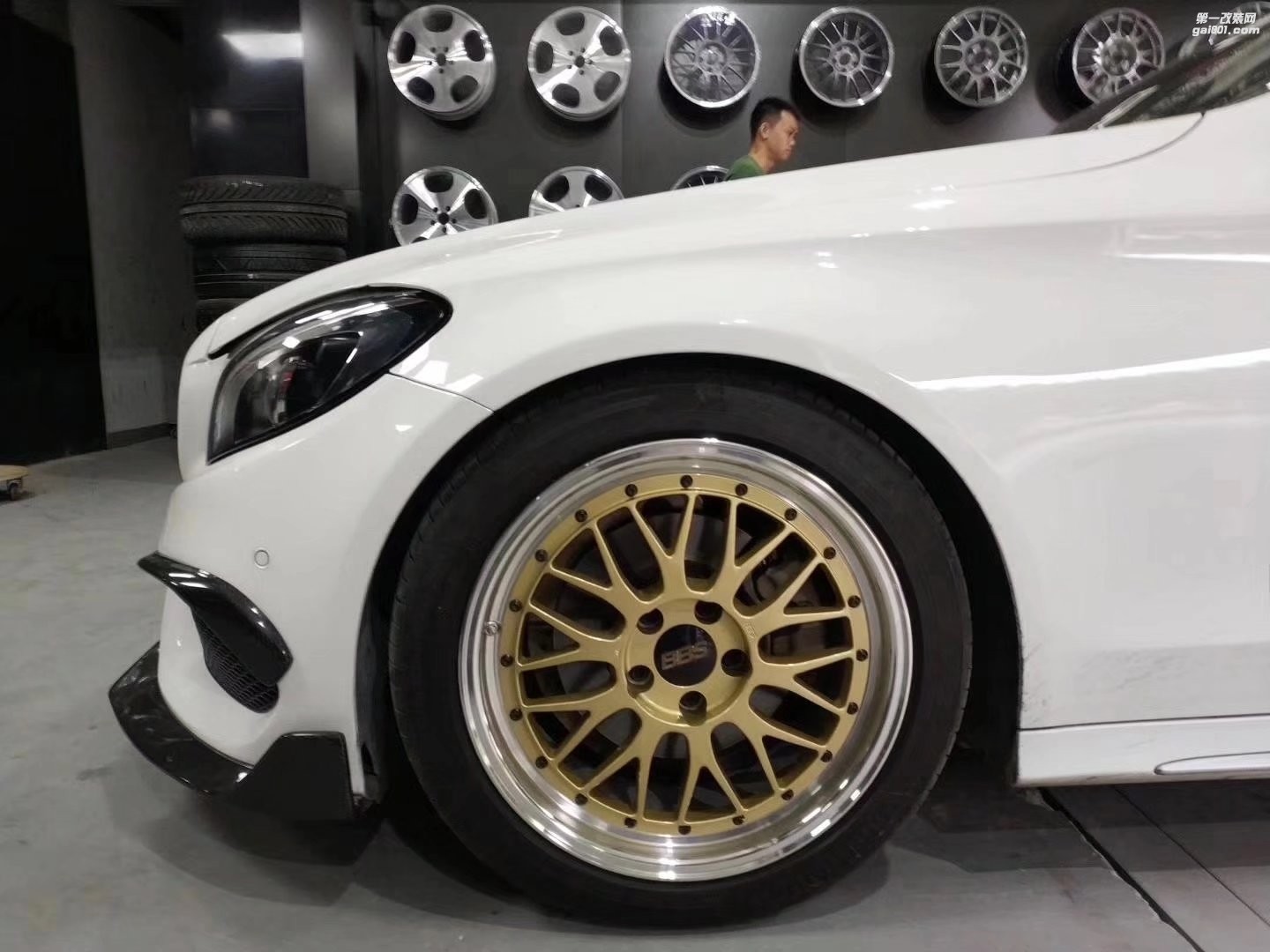 奔馳，換 日本 BBS LM 完工！