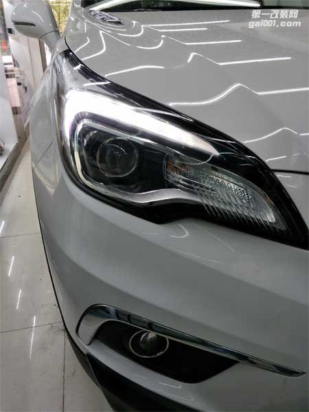 西寧汽車升級(jí)西寧大燈改裝，西寧別克昂科威改大燈案例