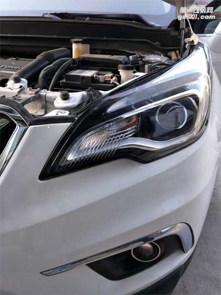 西寧汽車升級(jí)西寧大燈改裝，西寧別克昂科威改大燈案例