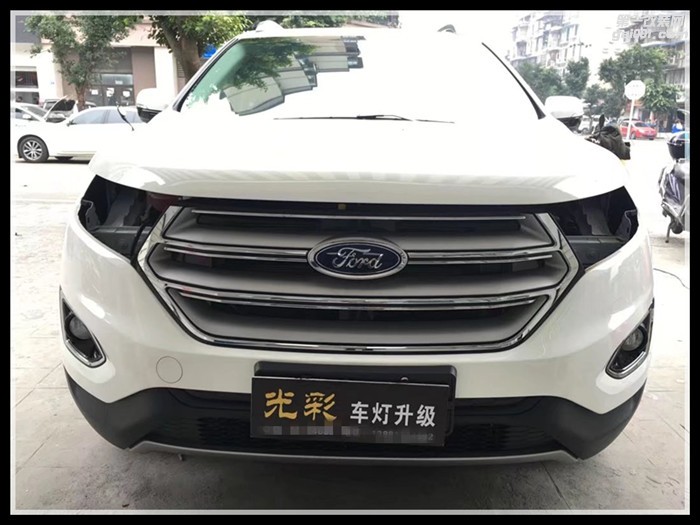 福特銳界改裝海拉五雙光透鏡飛利浦氙氣燈成都光彩車燈