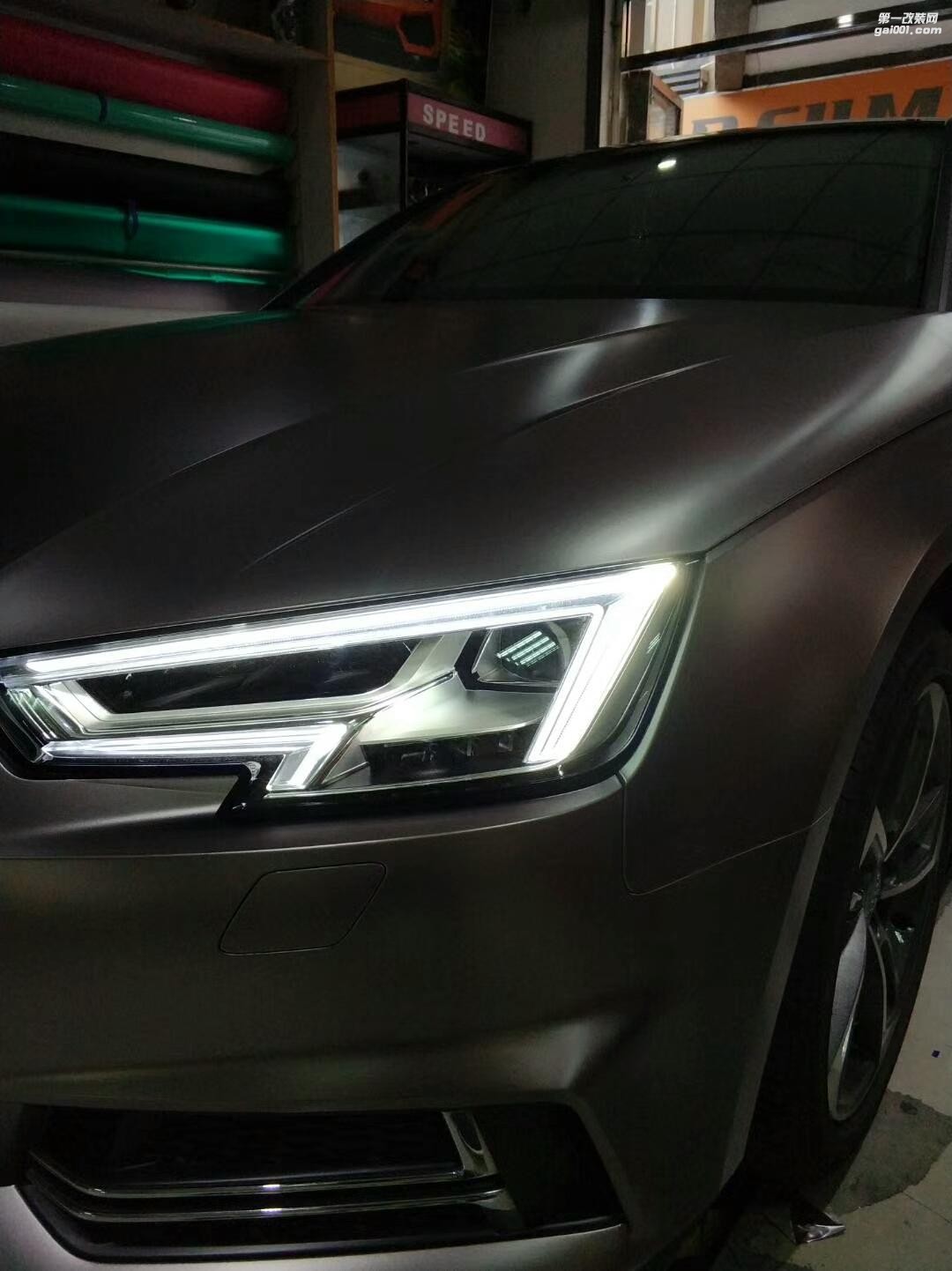 昆山新奧迪A4全車電光灰