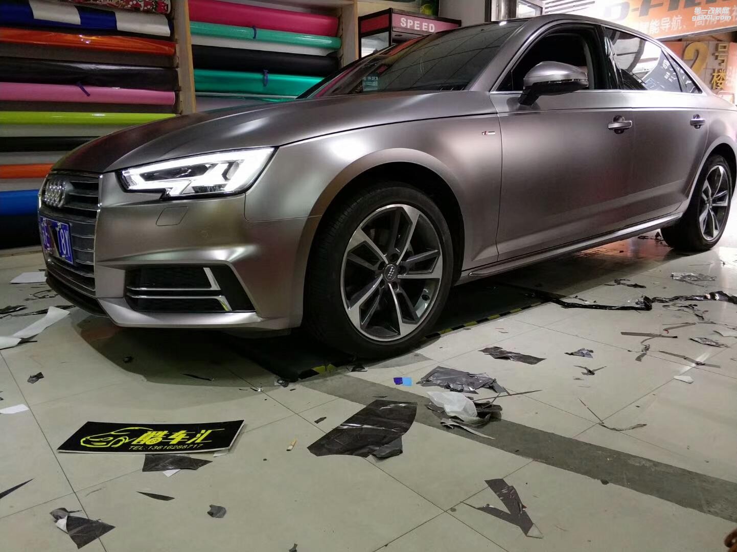 昆山新奧迪A4全車電光灰