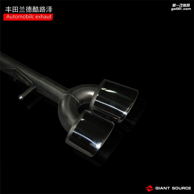 蘭德酷路澤改裝包圍輪轂側(cè)出排氣四出排氣
