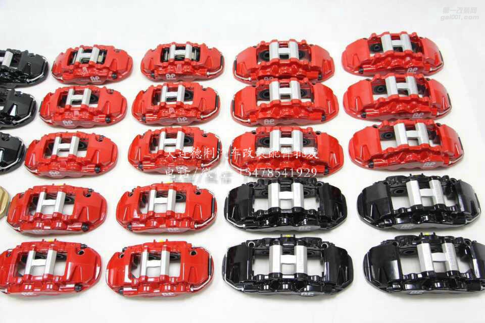 最新款AP剎車85系列大6活塞黃色定制