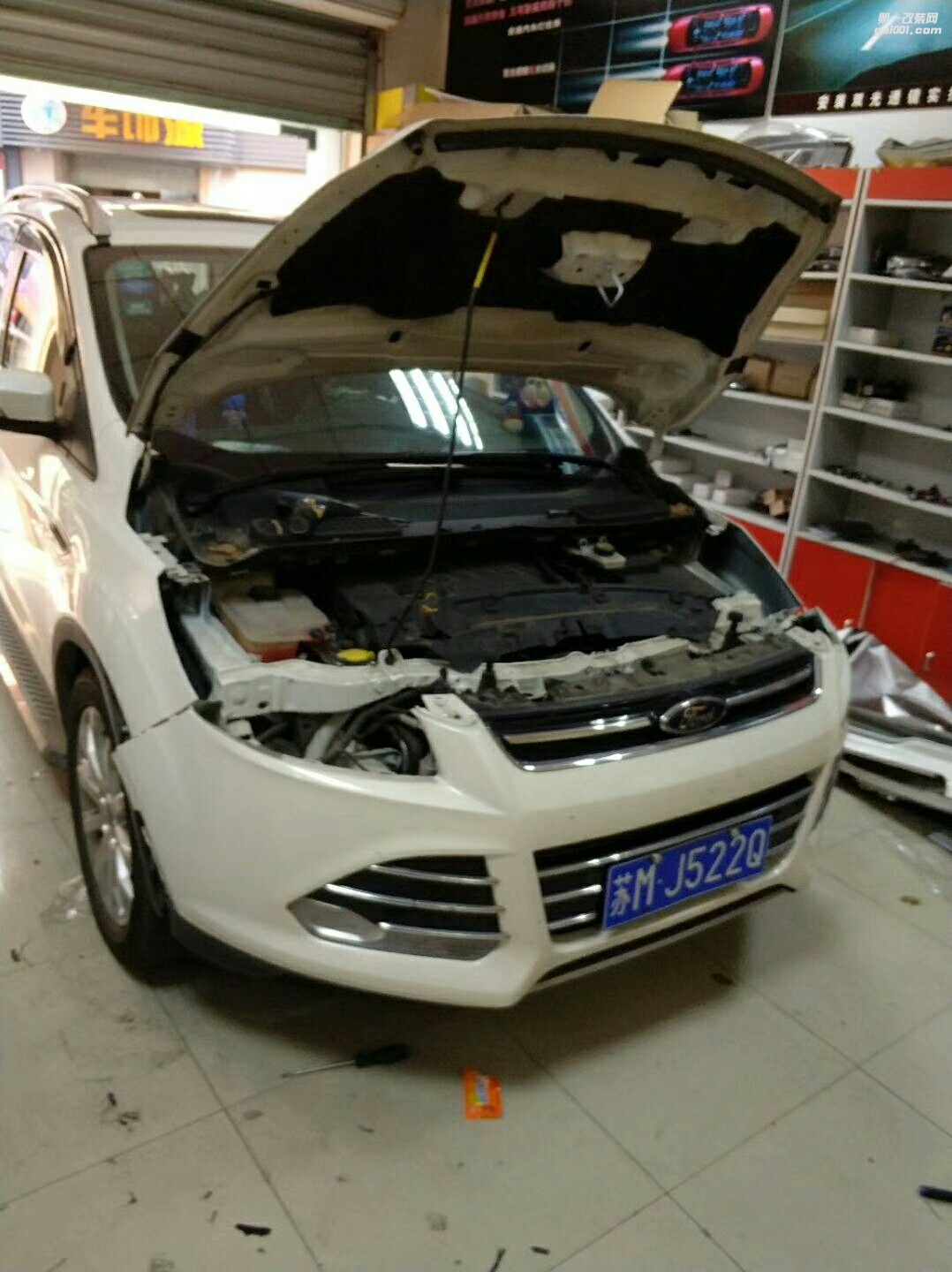 泰州翼虎赴昆山改燈