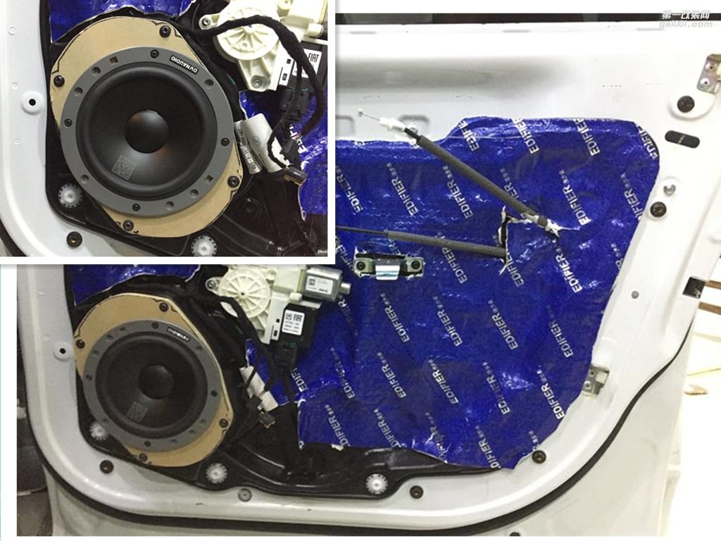 JEEP自由俠汽車音響改裝 入門升級(jí)體驗(yàn)菏澤汽車音箱改裝