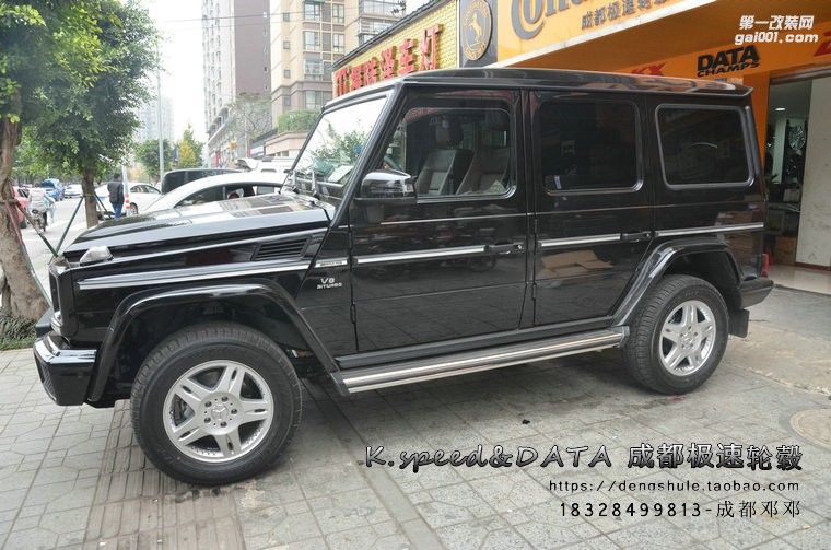 奔馳G350升級20寸定制鍛造輪轂G65款式裝車完成