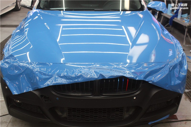 長(zhǎng)沙匯格車研 寶馬3系施工CYS新品阿布扎比藍(lán)