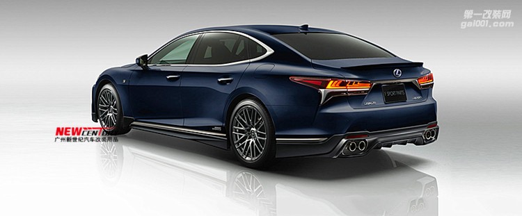 2017款雷克薩斯LS改裝小包圍 LS500 F Sport前唇后唇尾翼正品套件