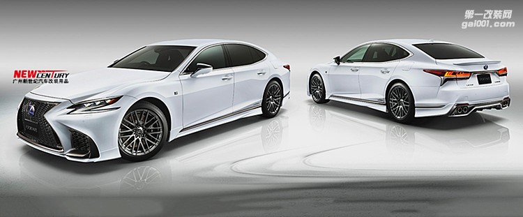 2017款雷克薩斯LS改裝小包圍 LS500 F Sport前唇后唇尾翼正品套件