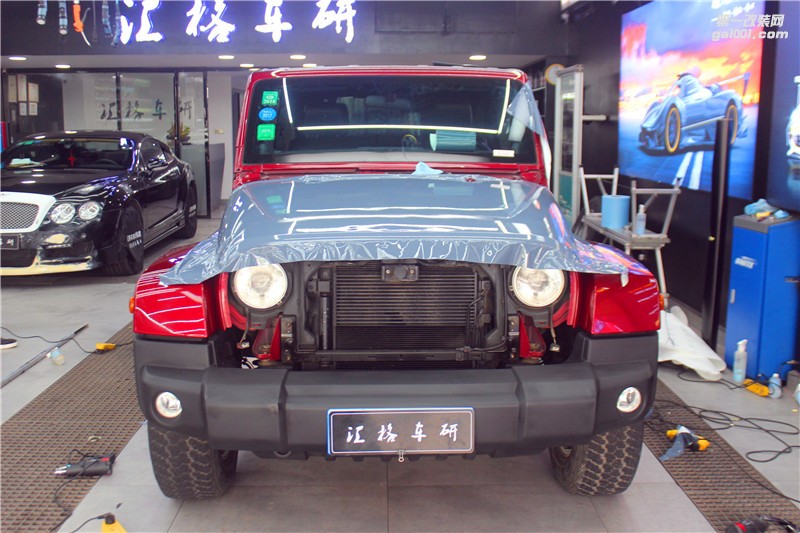 長沙進(jìn)口改色膜 牧馬人全車CYS水泥灰