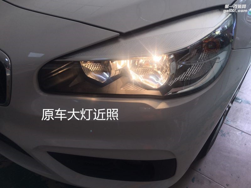 廣州汽車改燈 寶馬2系218大燈升級海拉5透鏡飛利浦CX5000K套餐