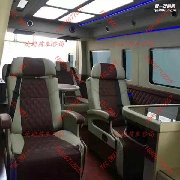 大通v80內(nèi)飾電動航空座椅改裝