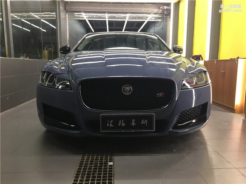 長沙進口改色膜 捷豹XF施工CYS水泥灰
