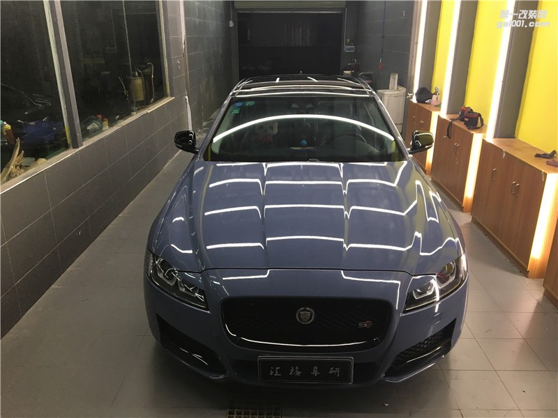 長沙進口改色膜 捷豹XF施工CYS水泥灰
