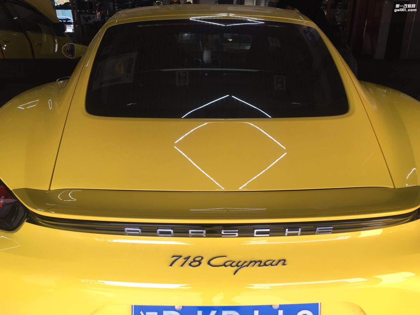 汕頭市星悅汽車音響改裝保時捷718也要改音響？這才是真正的汽車發(fā)燒友！勁浪N07搭配創(chuàng)世紀帶來不一樣感受