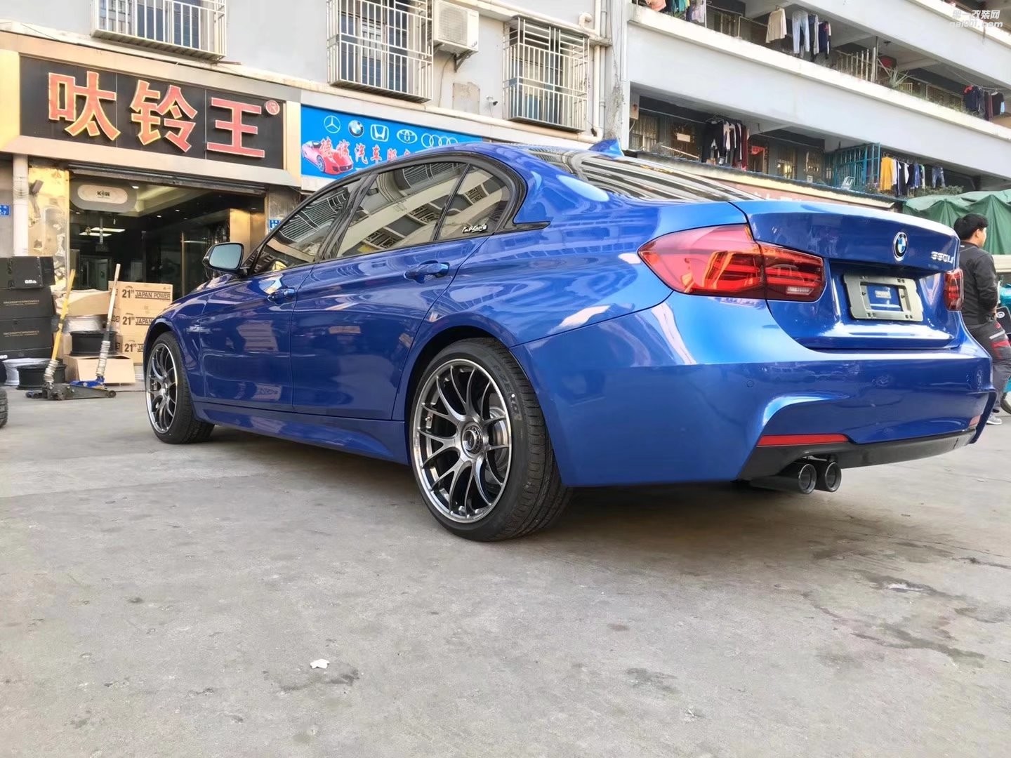 寶馬，換 全新 RAYS G27 幻彩 ? 倍耐力PO ????