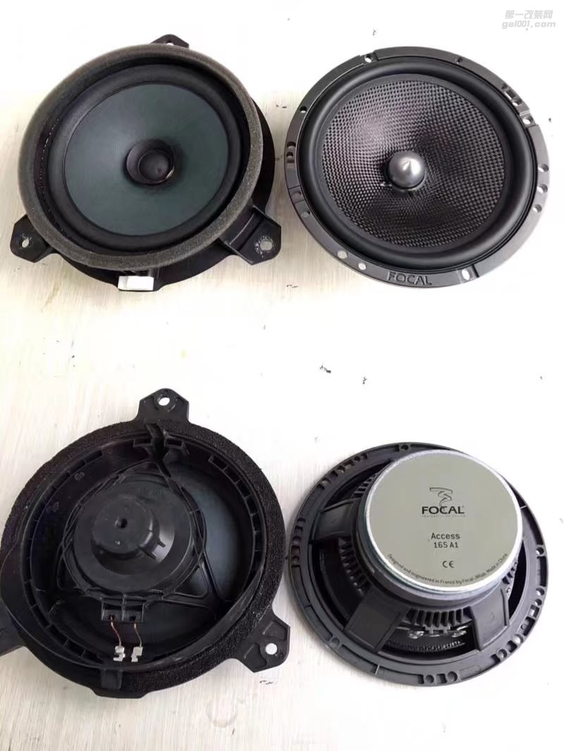 南寧豐田卡羅拉音響改裝法國(guó)勁浪喇叭+中道隔音改裝