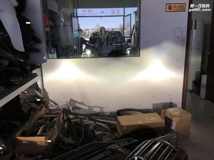 別克昂科威改燈 北京改燈 氙氣燈透鏡改裝