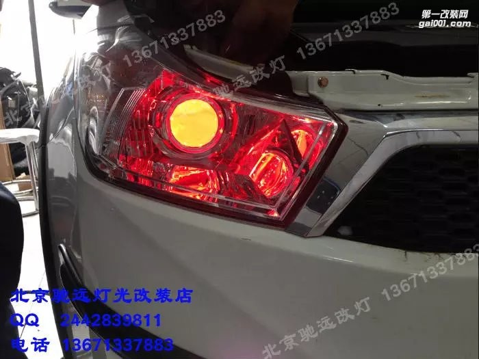 鈴木新天語改裝車燈 透鏡氙氣燈 北京改燈