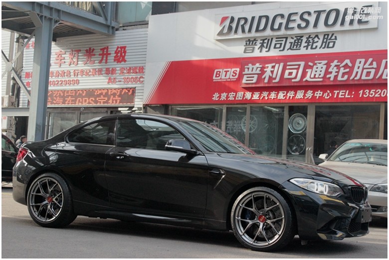 海亞：寶馬F87 M2 改裝 日本 BBS FI-R DB色 鏤空鍛造輪轂 航鋁 19寸