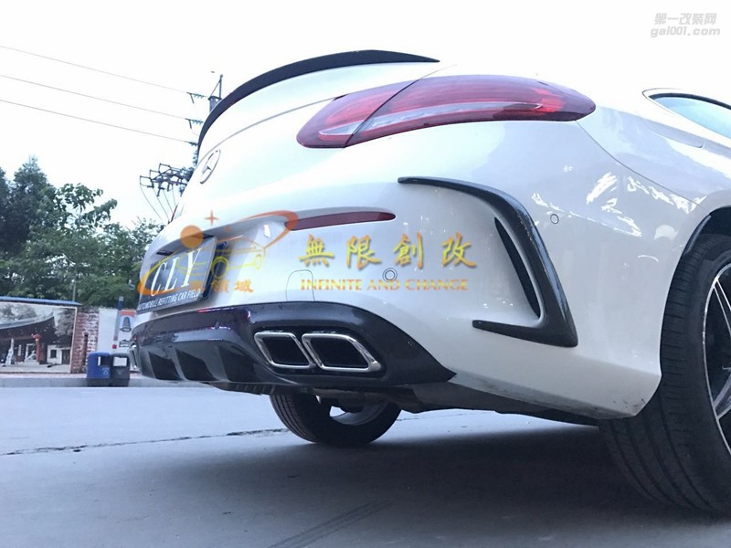 奔馳新C級w205Coupe改裝案例（一）