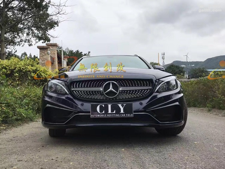 奔馳新C級w205全車改裝案例(4)