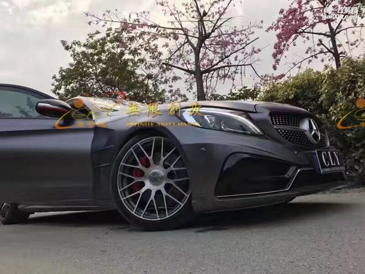 奔馳新C級w205全車改裝案例(8)