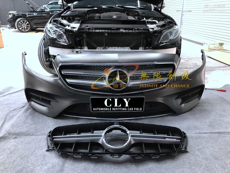 奔馳新E級(jí)W213改E63s  AMG豎杠中網(wǎng)