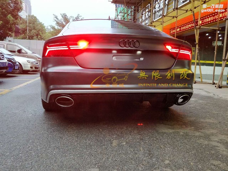 奧迪A7改RS7前后包圍