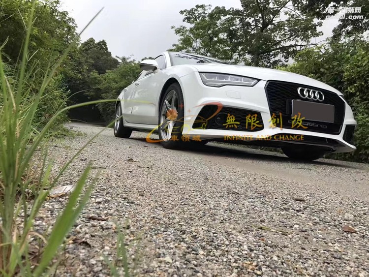 奧迪A7改RS7前后包圍
