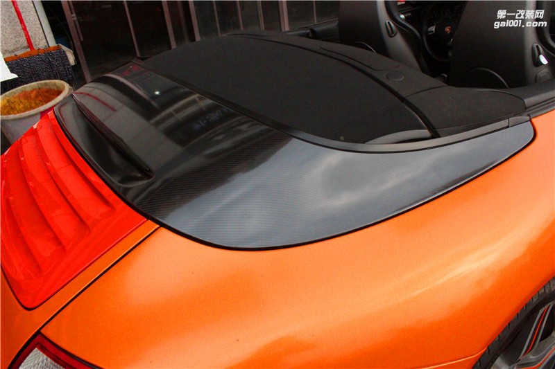 保時捷911全車施工HEXIS大珠光橙
