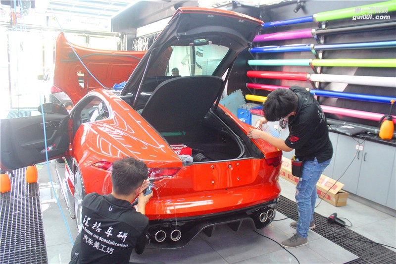 捷豹跑車(chē)全車(chē)施工法國(guó)HEXIS透明膜
