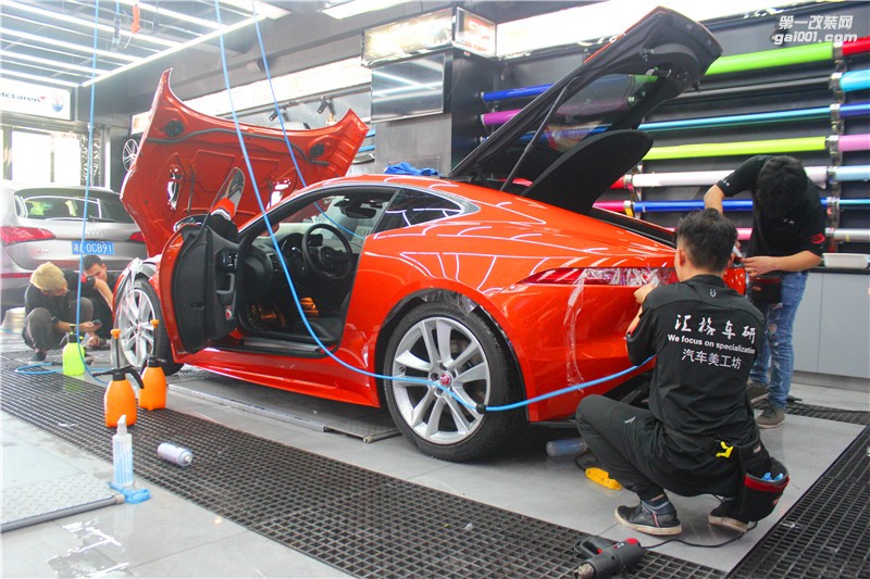 捷豹跑車(chē)全車(chē)施工法國(guó)HEXIS透明膜