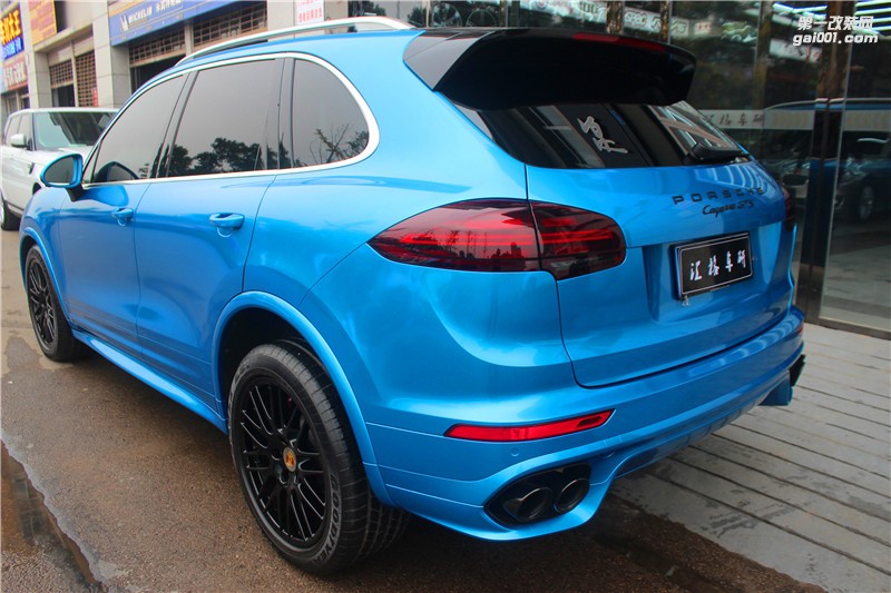 長(zhǎng)沙卡宴GTS全車施工艾利小珠光