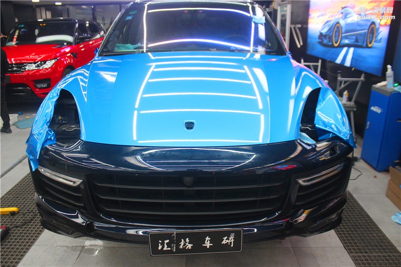 長(zhǎng)沙卡宴GTS全車施工艾利小珠光