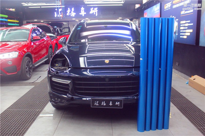 長(zhǎng)沙卡宴GTS全車施工艾利小珠光
