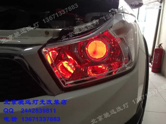 鈴木天語車燈升級(jí) 大燈增亮 惡魔眼改裝 北京改燈