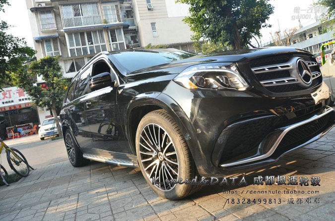 成都極速 奔馳GLS450 定制21寸鍛造輪轂裝車 年底促銷