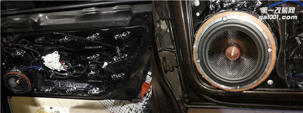 大眾邁騰三分頻汽車音響系統(tǒng) 半主動分音 泉州山水汽車音響改裝