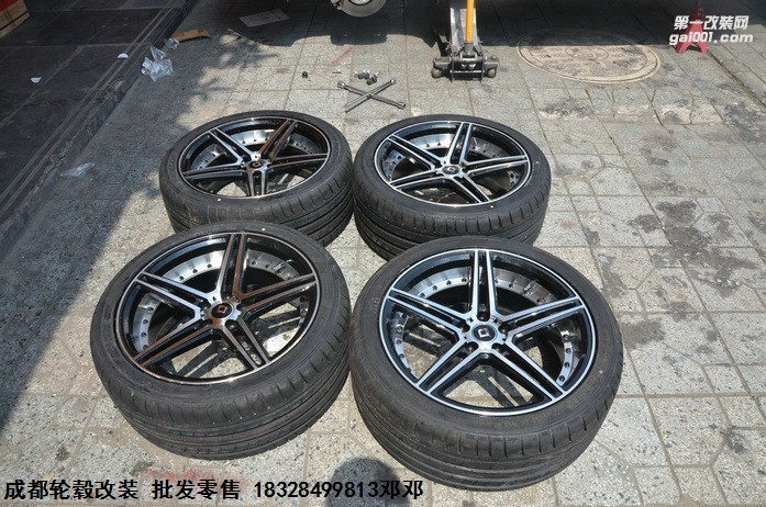 成都極速輪轂 大眾途觀升級19寸DATA輪轂 裝車案例