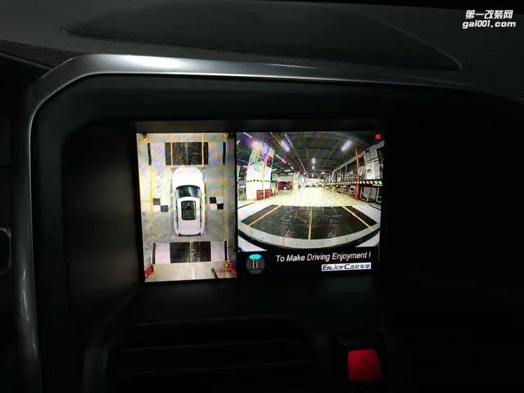 【西安亿之星】沃尔沃XC60改装超高清红外无光夜视360度无缝全景泊车系统记录仪
