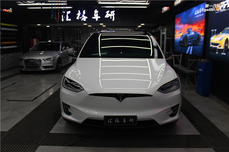長沙特斯拉全車施工法國進口HEXIS透明膜