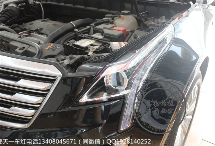 成都凱迪拉克XT5車燈升級改裝高配大燈霧燈總成成都天一車燈