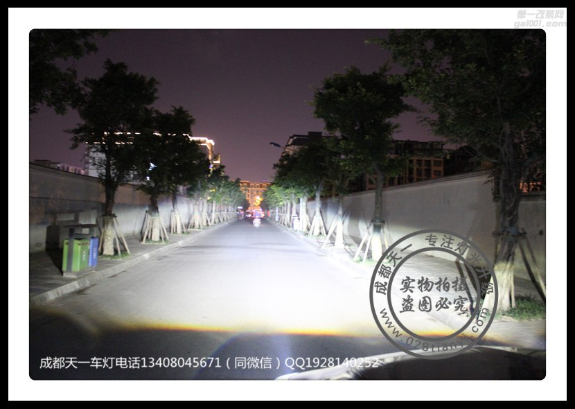 成都別克昂科威車燈升級改裝高配大燈LED大燈成都天一車燈