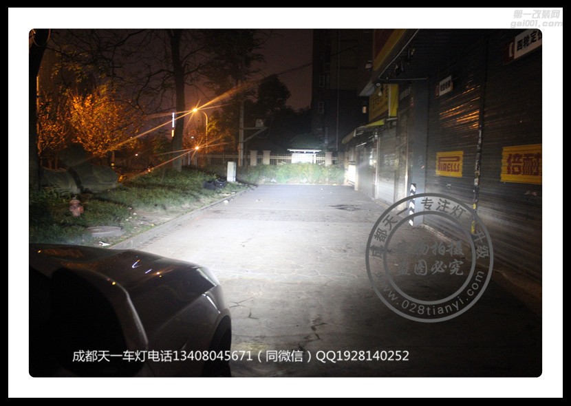 成都寶馬X3車燈升級改裝LED大燈海拉雙光透鏡日行燈