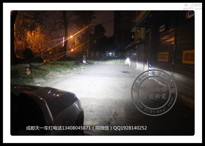 成都寶馬X3車燈升級改裝LED大燈海拉雙光透鏡日行燈