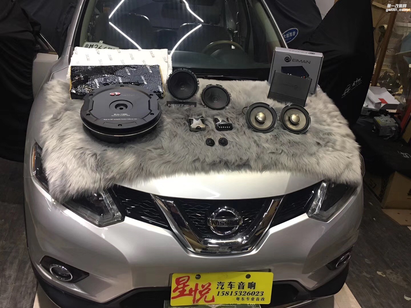 日產(chǎn)奇駿隔音降噪享受舒適出行好音樂讓你無懼風(fēng)雨享受耳朵升級的過程汕頭市星悅汽車音響改裝